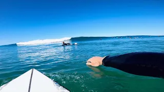 POV SURFING DREAMY BLUE WAVES! (RAW)