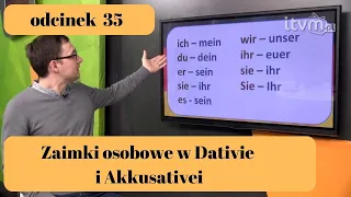 Niemiecki w parę minut  35 - zaimki osobowe w Dativie i Akkusativie - gerlic.pl