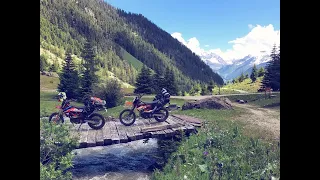 A la conquete des ALPES en KTM 690 Enduro