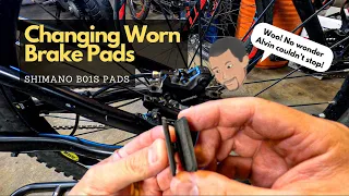 Replacing Shimano B01S Brake Pads