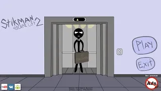 Stickman Escape Lift 1 & Stickman Escape Lift 2 Stickman Animation / Android iOS Gameplay HD