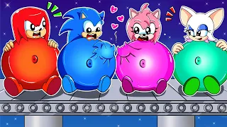 Brewing Cute Baby & Cute Pregnant Factory!? - Sonic Daily Life - Sonic The Hedgehog 3 Animation