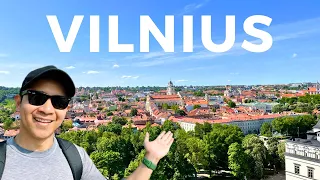 Is VILNIUS LITHUANIA the MOST BEAUTIFUL CITY in the BALTICS? | Ryan Pelle