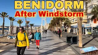 Benidorm on 6th January - after night WINDSTORM  🍂 #benidormbyana