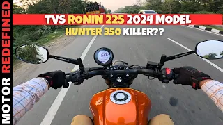 2024 TVS Ronin 225 Ride Review | Royal Enfield Hunter 350 Killer??