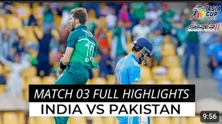 Pakistan vs India Match Highlights|#PakvsIndia #AsiaCup #PakvInd #asiacup2023 #shaheenafridi