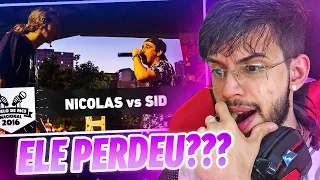 Nicolas vs Sid - Duelo de MCS Nacional 2016 | REACT