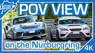 I HEAR YOU 😁 POV VIEW Lap - CUPRA + rare aetna blue GT3 RS MR on NÜRBURGRING NORDSCHLEIFE BTG 4K