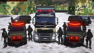 MILITARES DO EXÉRCITO SÃO ATACADOS DURANTE TRAJETO | GTA 5 POLICIAL