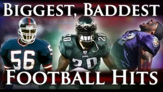 here comes the boom 💥 | hardest football hits  #shorts