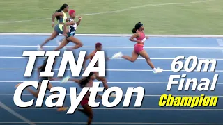 Tina Clayton WINS every FINAL | WOMEN 60m Outdoors | Gibson McCook Relays 2023