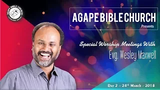 What is Praise and Worship? Part 3 - Bro. Wesley Maxwell at Agape Bible Church Bangalore