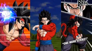 SSJ4 GOHAN & SSJ4 BARDOCK SUPER ATTACK ANIMATIONS! | Dragon Ball Z Dokkan Battle