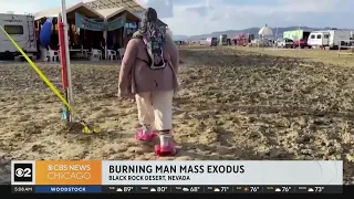Thousands leaving Burning Man Festival after being stranded
