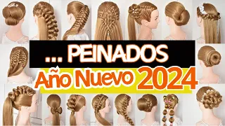 Peinados Año Nuevo 2024 | Trenzas FÁCILES para fiestas de fin de año