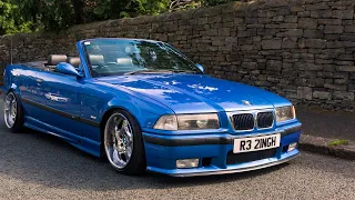 MY BROTHERS "BAGGED" ESTROIL BLUE BMW M3 E36 EVO!