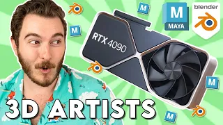 How FAST is the RTX 4090 for 3D Animation + Rendering??