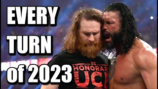 Every Face & Heel Turn in WWE in 2023 (Part 1)