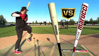 CATX CONNECT vs. BONESABER HYBRID | BBCOR Baseball Bat Review