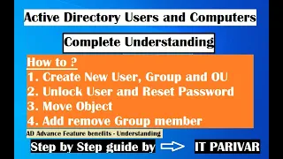 Active Directory Users And Computers Complete Understanding | AD