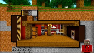 So baust du einen GEHEIMEN REDSTONE BUNKER in Minecraft