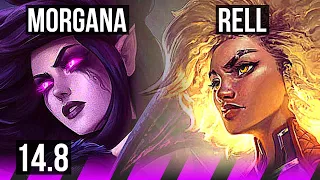 MORGANA & Jinx vs RELL & Ezreal (SUP) | 2/0/7 | BR Master | 14.8