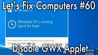 LFC#60 - Disable Get Windows 10 Applet