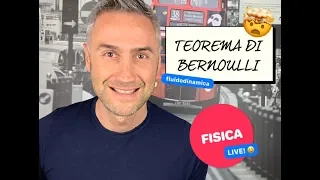 fluidodinamica, TEOREMA DI BERNOULLI, equazione di Bernoulli, principio di Bernoulli, fisica 1