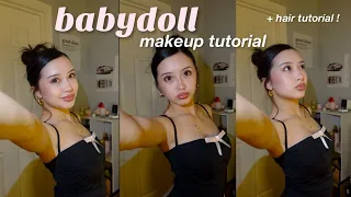 my "BABYDOLL" MAKEUP/HAIR TUTORIAL🎀