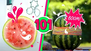 10 крутых ЛАЙФХАКОВ с арбузом | 101 Funny Stories на русском