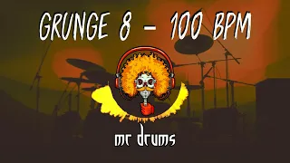 Grunge 8 - 100 BPM | Backing Drums | Only Drums