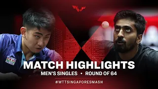 Pang Yew En Koen vs Sathiyan Gnanasekaran | MS | Singapore Smash 2022 (R64)