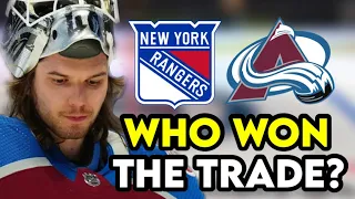 New York Rangers TRADE Alexandar Georgiev To Colorado Avalanche TRADE BREAKDOWN!