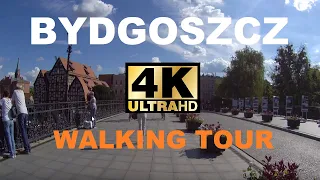 Bydgoszcz  - walking tour in 4K | Poland