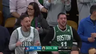 Kyrie goes Crazy in OT against the Sixers!