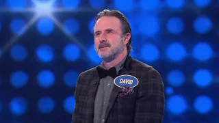 David Arquette and RJ City Play Fast Money - Celebrity Family Feud