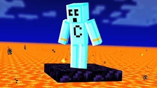 Minecraft but the Floor is Lava