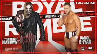 FULL MATCH - THE FIEND VS DANIEL BRYAN - UNIVERSAL CHAMPIONSHIP MATCH : ROYAL RUMBLE 2020 (WWE2K20)