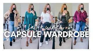 MIDSIZE Fall & Winter CAPSULE WARDROBE 2021 [size 14/16 midsize fashion] // Vivaia, Shein, Amazon