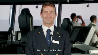 Il Comandante di #CostaSmeralda, Paolo Benini, vi invita a bordo.