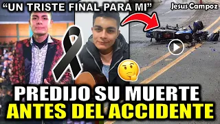 Kevin Pedraza PREDIJO su muerte antes del accidente ESTE FUE SU ULTIMO MENSAJE cantante de cumbia
