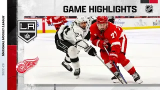 Kings @ Red Wings 10/17 | NHL Highlights 2022