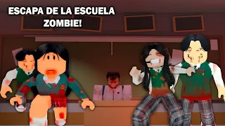 ESCAPA DE LA ESCUELA ZOMBIE 🧟 | Roblox