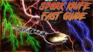 FAST! " GOLDEN SPORK KNIFE" UPGRADE GUIDE! | BLOOD OF THE DEAD (UNDER 3 MINS) (BLACK OPS 4 ZOMBIES)