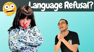 Worried about your child refusing to speak the target language?