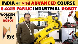 Free Class on Industrial Robot Programming | FANUC 6-Axis Industrial Robot | RVM CAD