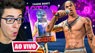 SHOW DO TRAVIS SCOTT NO FORTNITE! EVENTO AO VIVO!