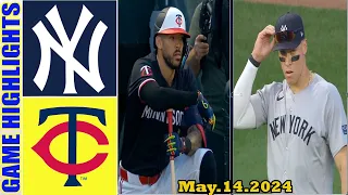 Yankees vs. Twins  [GAME HIGHLIGHTS (05/14/24)|   MLB Season  2024