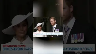 Prince Harry and Meghan in 'near catastrophic car chase' in New York #shorts