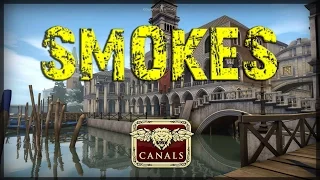 ⭐Best Canals CS GO smokes | TOP 10 | 2017